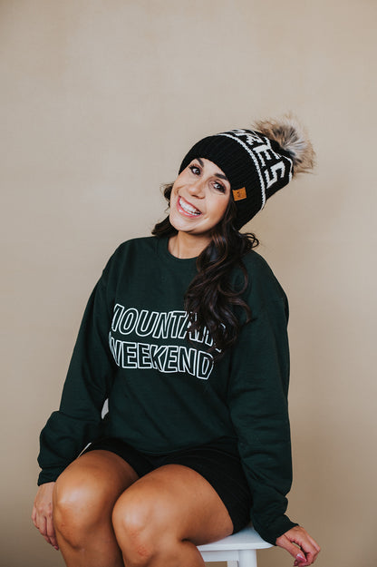 Mountain Weekend Cozy Sweatshirt