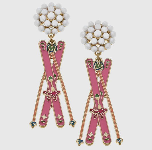 Skis Earrings