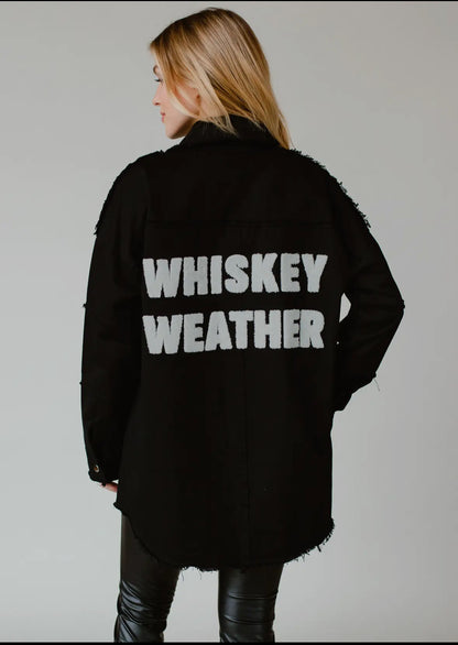 Whiskey Weather Shacket